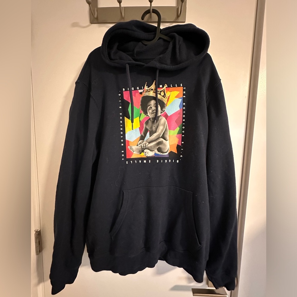 Retro Notorious BIG / Biggie Hoodie - Size L